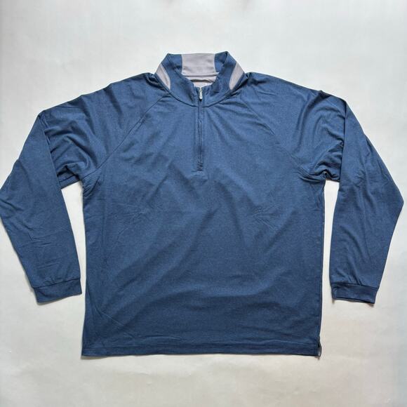 Johnnie-O Steffen 1/4 Zip Pullover Size Large Layering UPF 50+ Sun Protection - Picture 1 of 10
